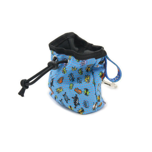 Dog treat Bag - Blue Graffiti