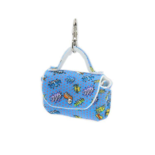Dog Waste Bag Dispenser - Blue Graffiti