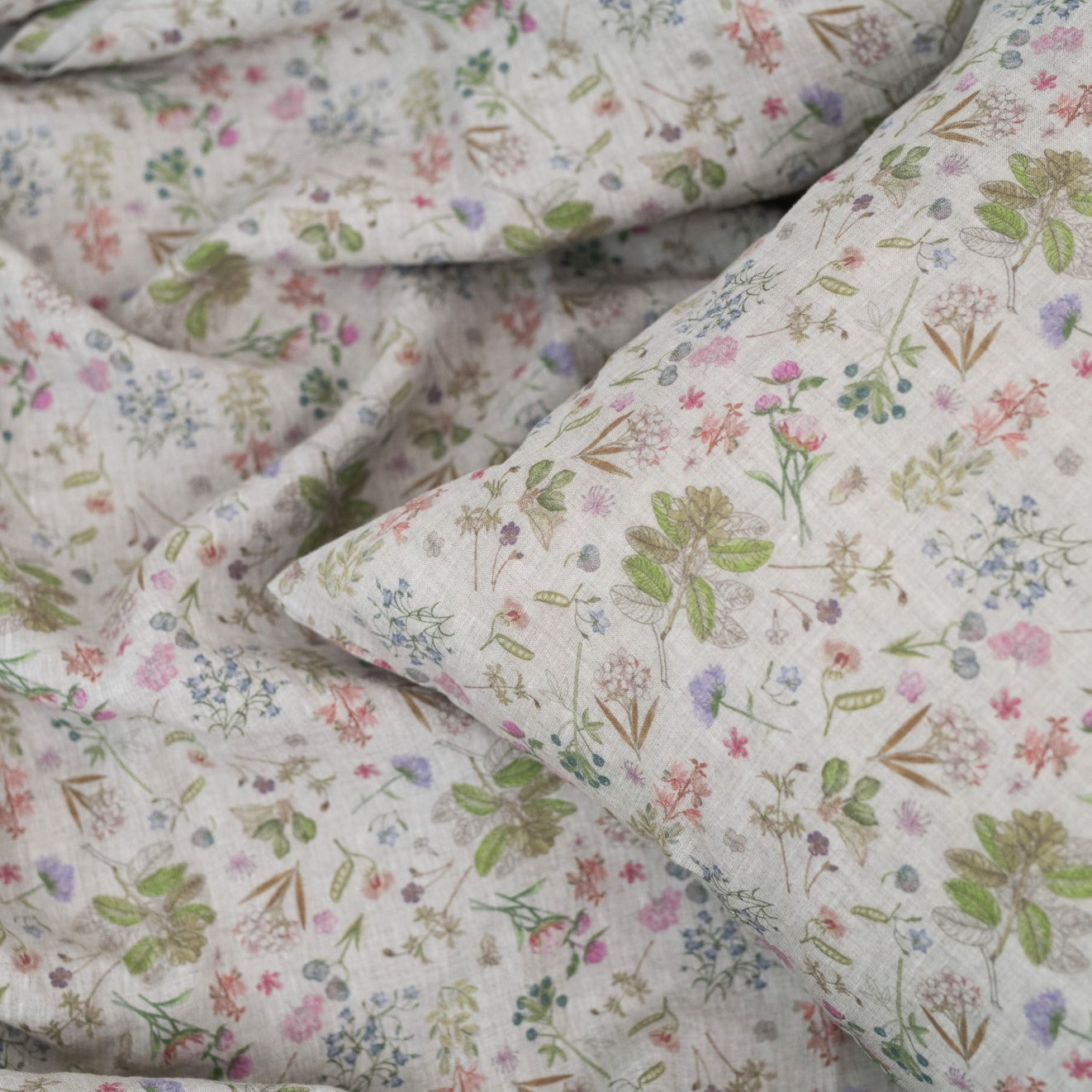 Pellava pussilakanasetti - Botany (Parivuode) - Linen Tales