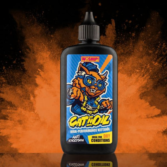WOSHUP! Cat'n'Oil -kuivankelin ketjuöljy 100 ml
