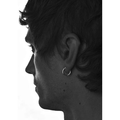 Ella Hoops Earrings - Silver