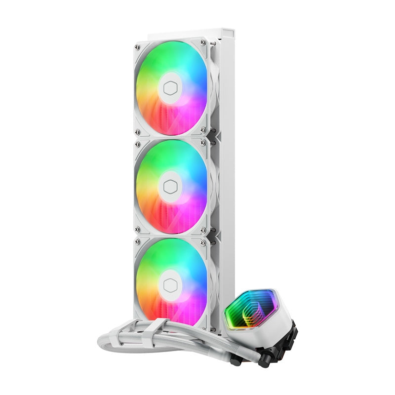 Cooler Master MasterLiquid 360 Core II ARGB -vesijäähdytin (valkoinen)