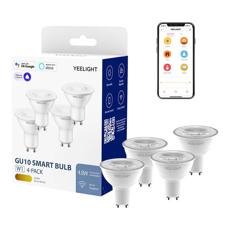 Yeelight GU10 Dimmable – älykäs ja energiatehokas LED-polttimo