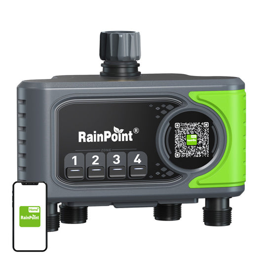 RainPoint WiFi 4-vyöhykkeinen kasteluohjain