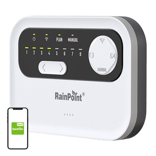 RainPoint WiFi 8-vyöhykkeinen sprinkleriohjain