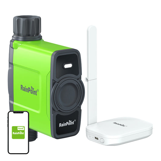 RainPoint Wifi 1-vyöhykkeen kasteluohjain yhdyskäytävällä