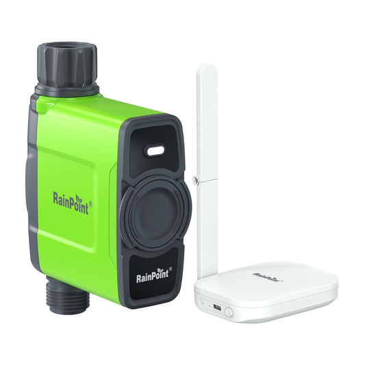 RainPoint Wifi 1-vyöhykkeen kasteluohjain yhdyskäytävällä