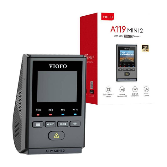 Kojelautakamera VIOFO A119 MINI 2-G 2K 60 fps WiFi, GPS | 074768 | 6972147072957 | Kotikauppa | Viofo