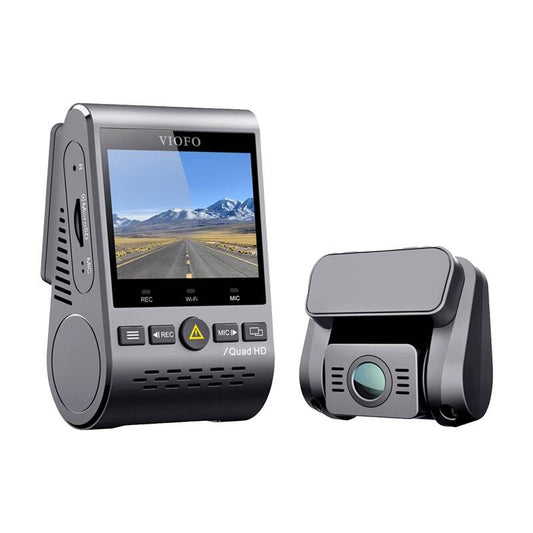 Kojelautakamera VIOFO A129 PLUS DUO-G 2K + 1080p WiFi, GPS