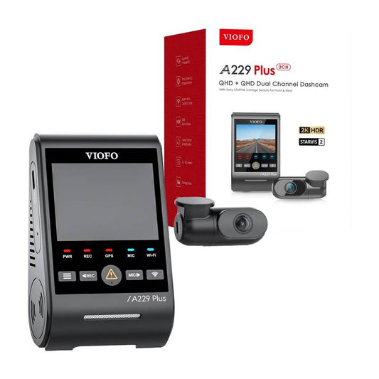 Kojelautakamera VIOFO A229 PLUS 2CH 2K + 2K WiFi, GPS | 074767 | 6972147073268 | Kotikauppa | Viofo