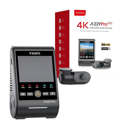 Kojelautakamera VIOFO A229 PRO 2CH 4K + 2K WiFi | 074765 | 6972147073299 | Kotikauppa | Viofo