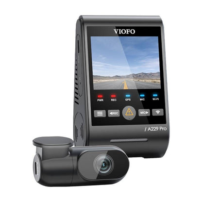 Kojelautakamera VIOFO A229 PRO 2CH 4K + 2K WiFi