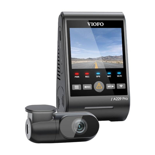 Kojelautakamera VIOFO A229 PRO 2CH 4K + 2K WiFi