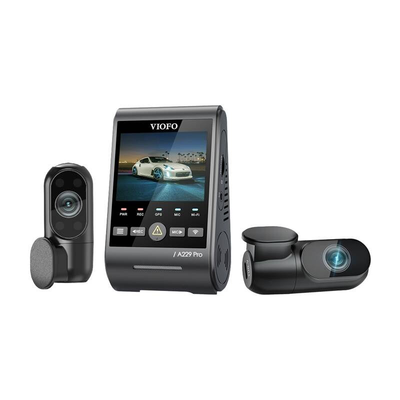 Kojelautakamera VIOFO A229 PRO 3CH 4K + 2K + 1080P WiFi, GPS