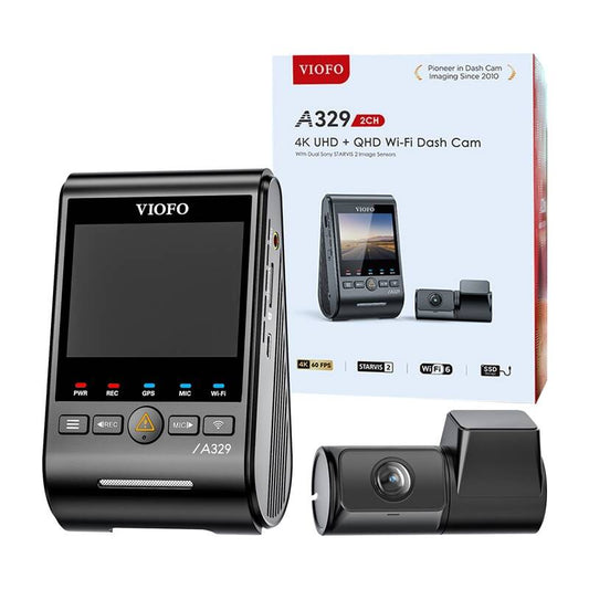 Kojelautakamera VIOFO A329 2CH 4K 60FPS + 2K WiFi, GPS | 074761 | 6972147074647 | Kotikauppa | Viofo