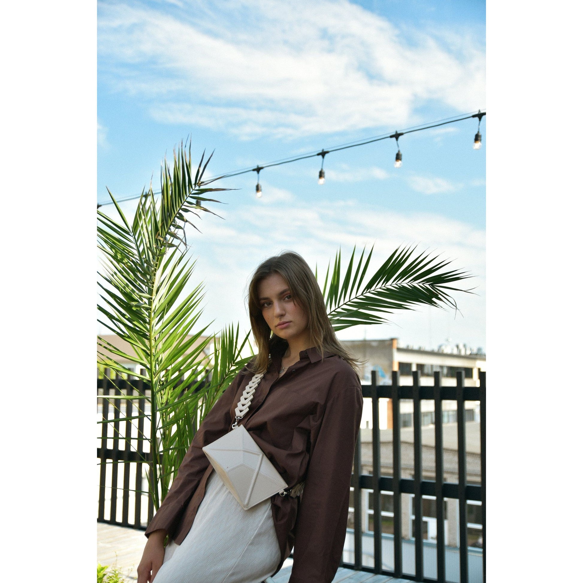FACET Clutch with Venice Strap