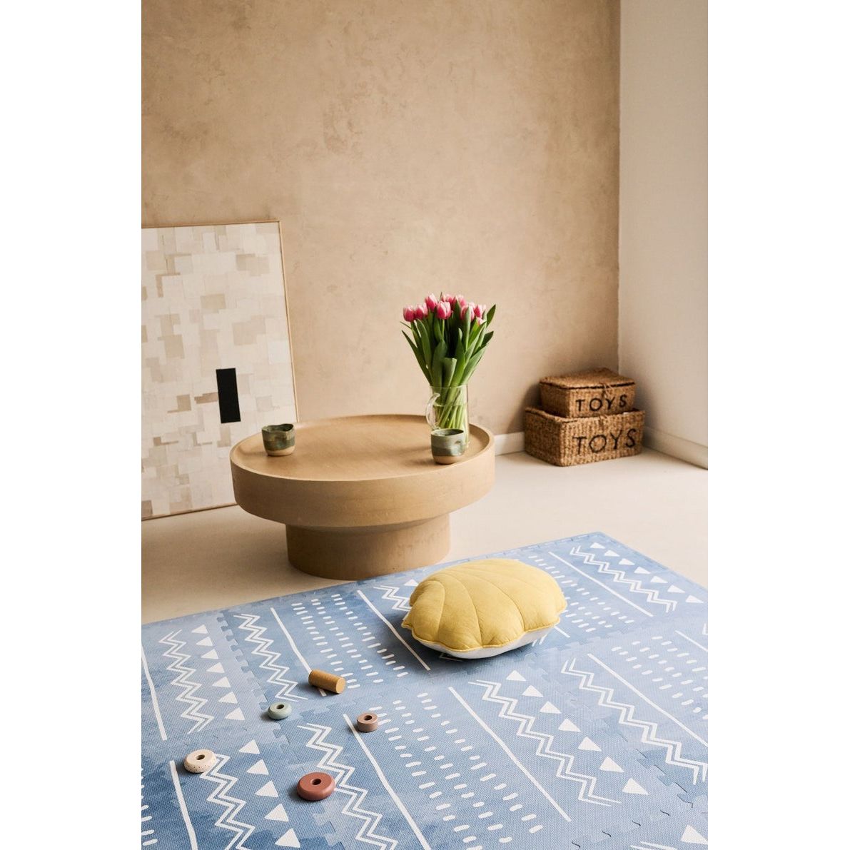 Foam Puzzle Playmat - Boho Azure