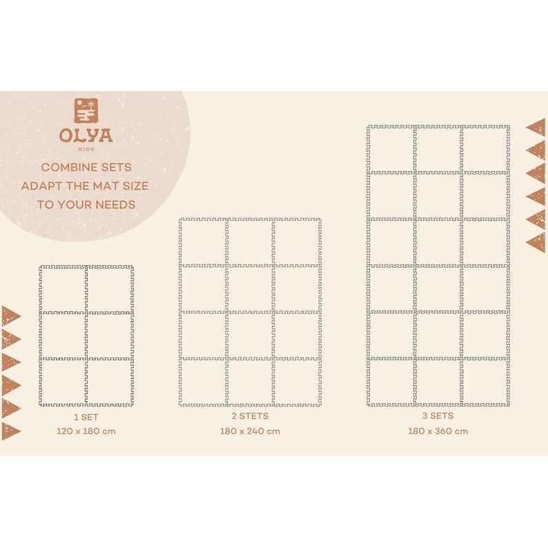 Foam Puzzle Playmat - Boho Classic