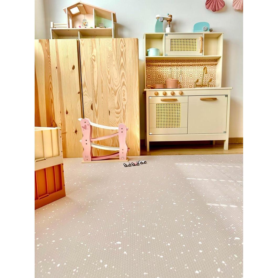 Foam Puzzle Playmat - Spots Cappuccino