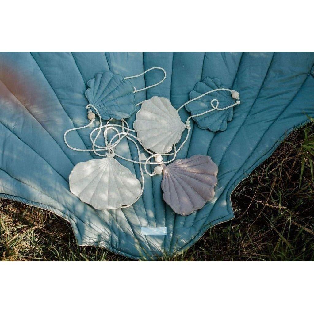 Shell Garland - Dusty Blue