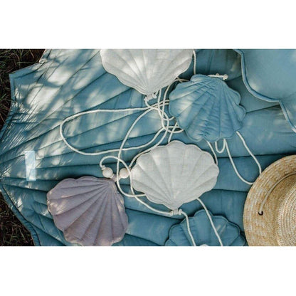 Shell Garland - Dusty Blue