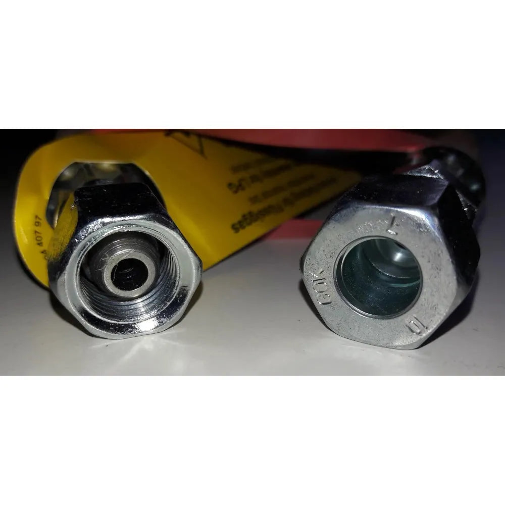 Kaasuletku GOK 1/4" säätimeen, liitos 10 mm putkeen 400mm
