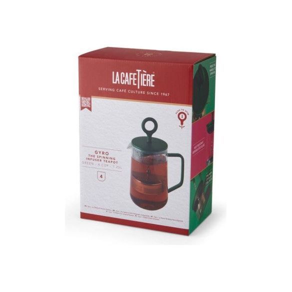 Gyro Teapot Green, 1.25 liters