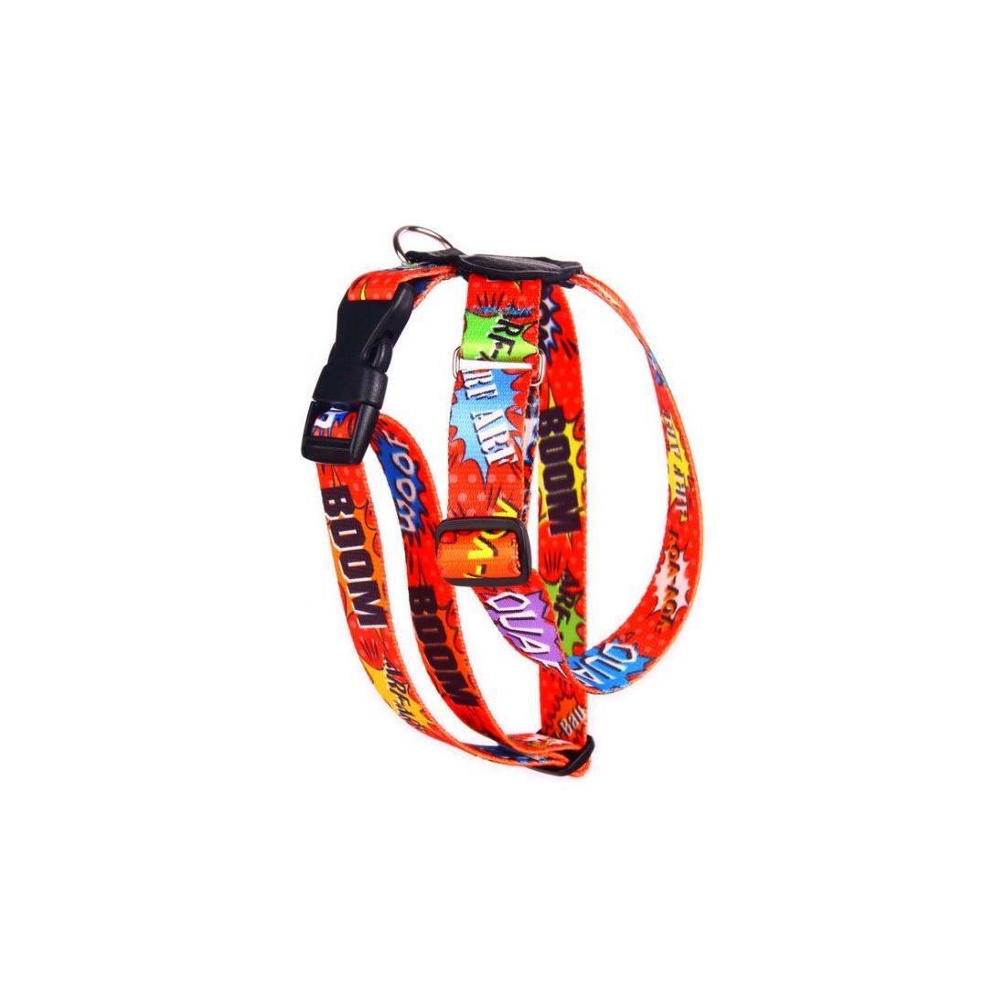 Harness With Leather – Red Graffiti