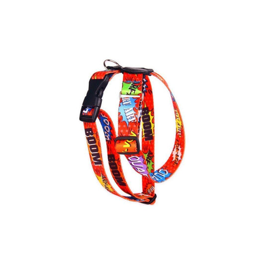 Harness With Leather – Red Graffiti