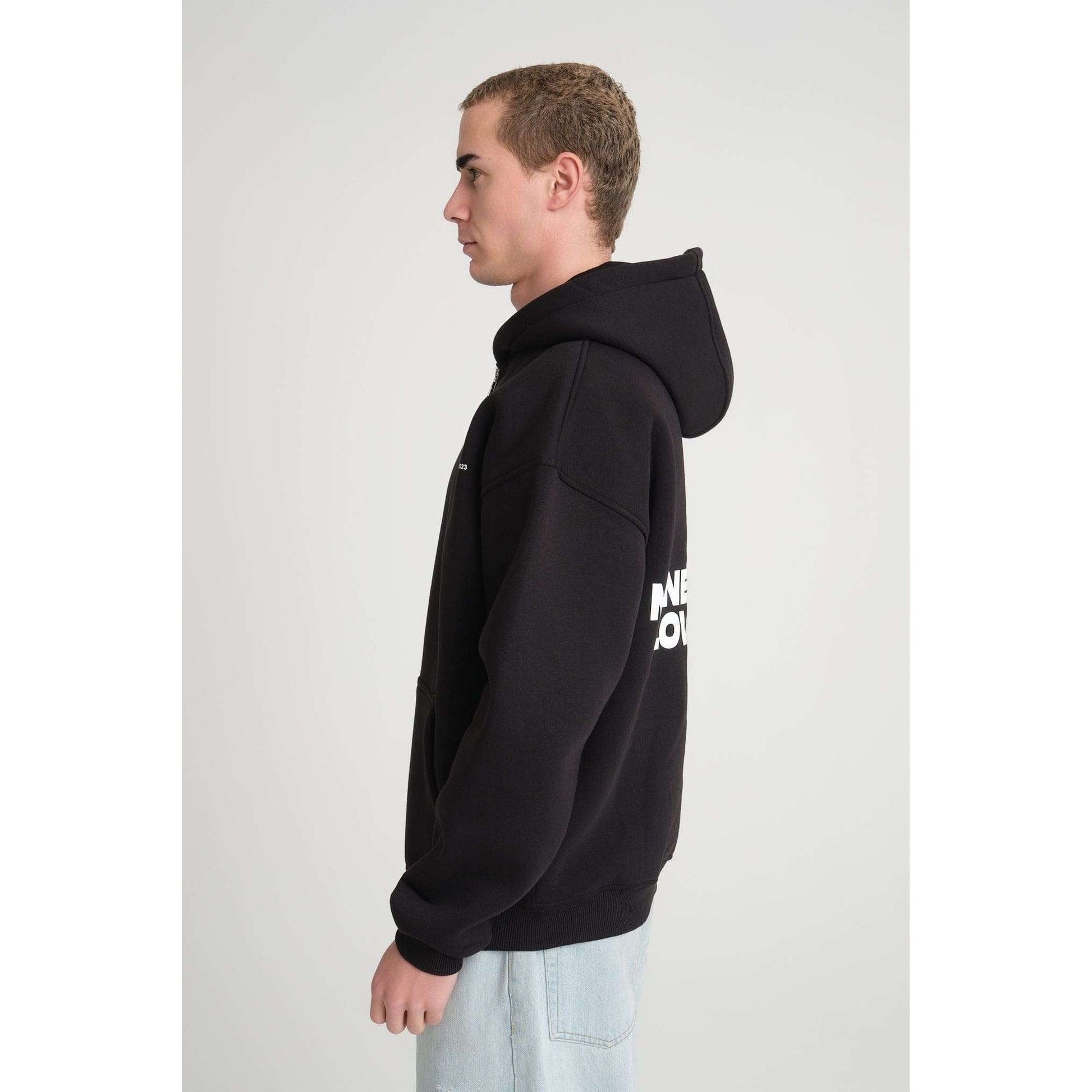Heavyweight Zipper Hoodie - Money is Paper, Love is Love
