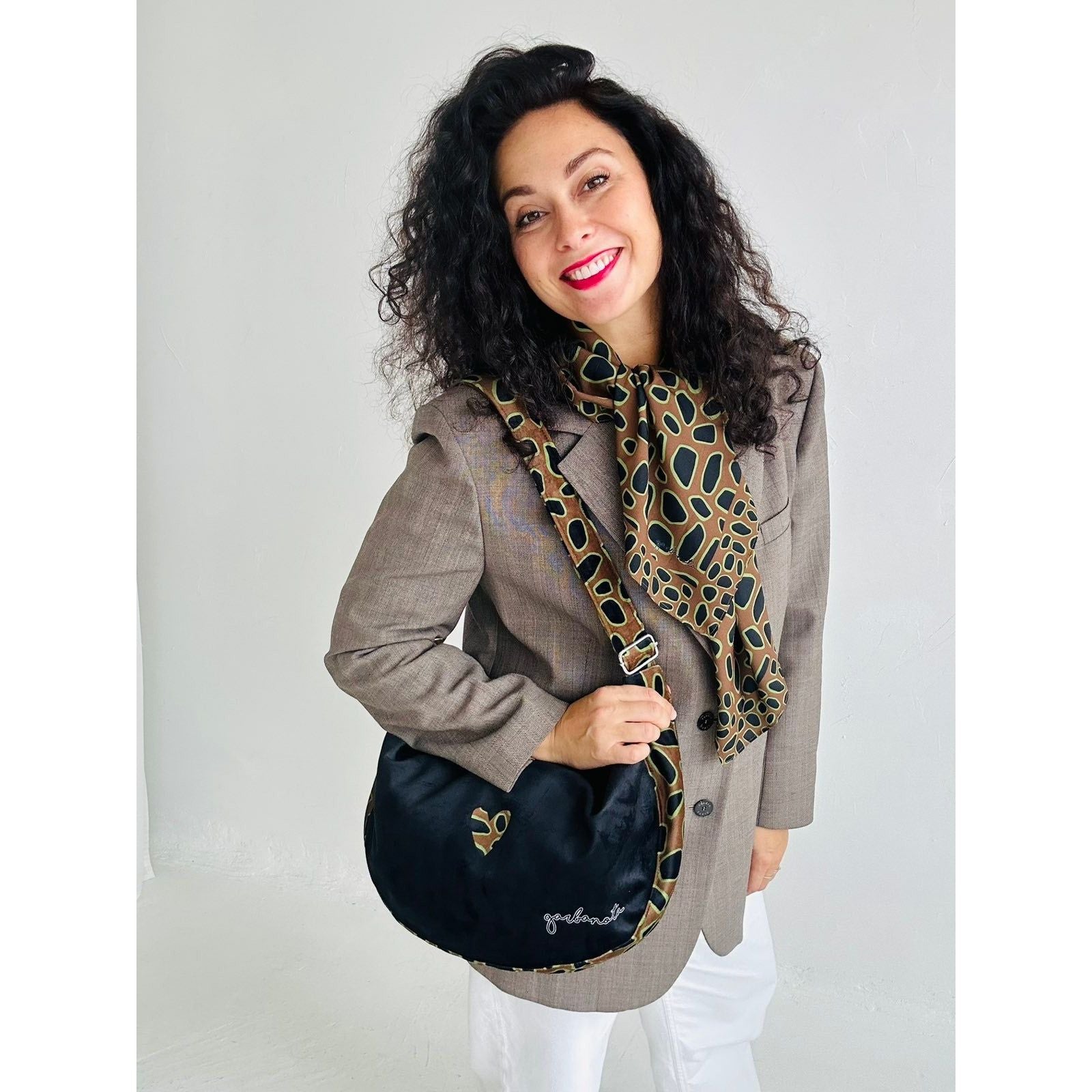 Hobo Bag - Leopard Heart
