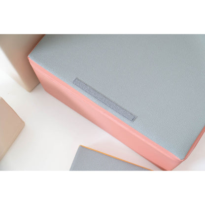 Soft Play 8 Foam Block Set - Pastel Pink Adventurer