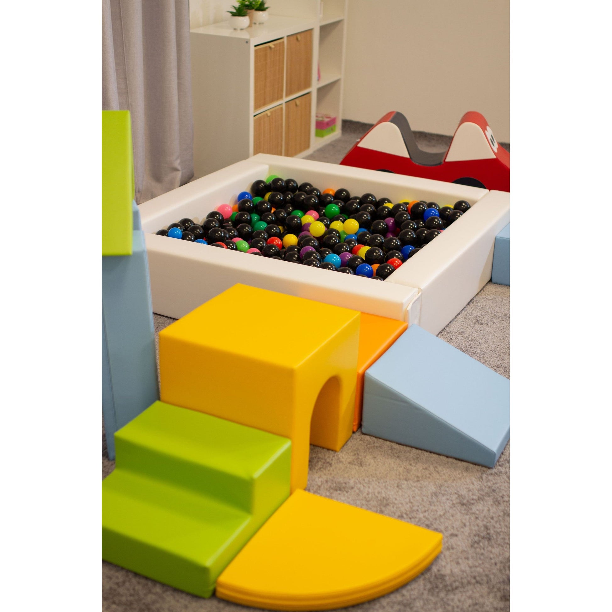 Soft Play 10 Foam Block Set - Light Multicolor Creativity