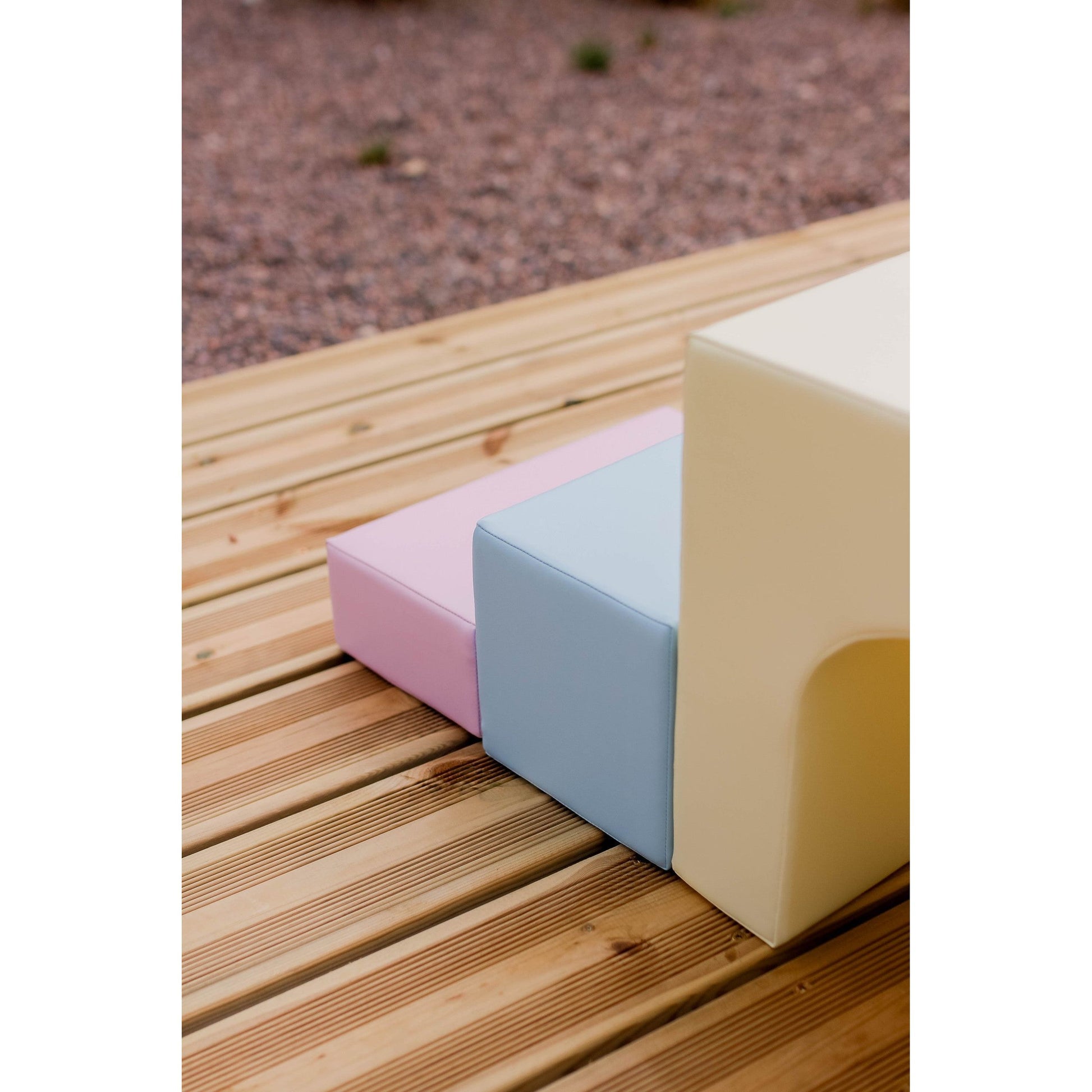 Soft Play 10 Foam Block Set - Light Pastel Creativity