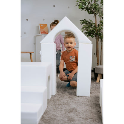 Soft Play 10 Foam Block Set - White Creativity