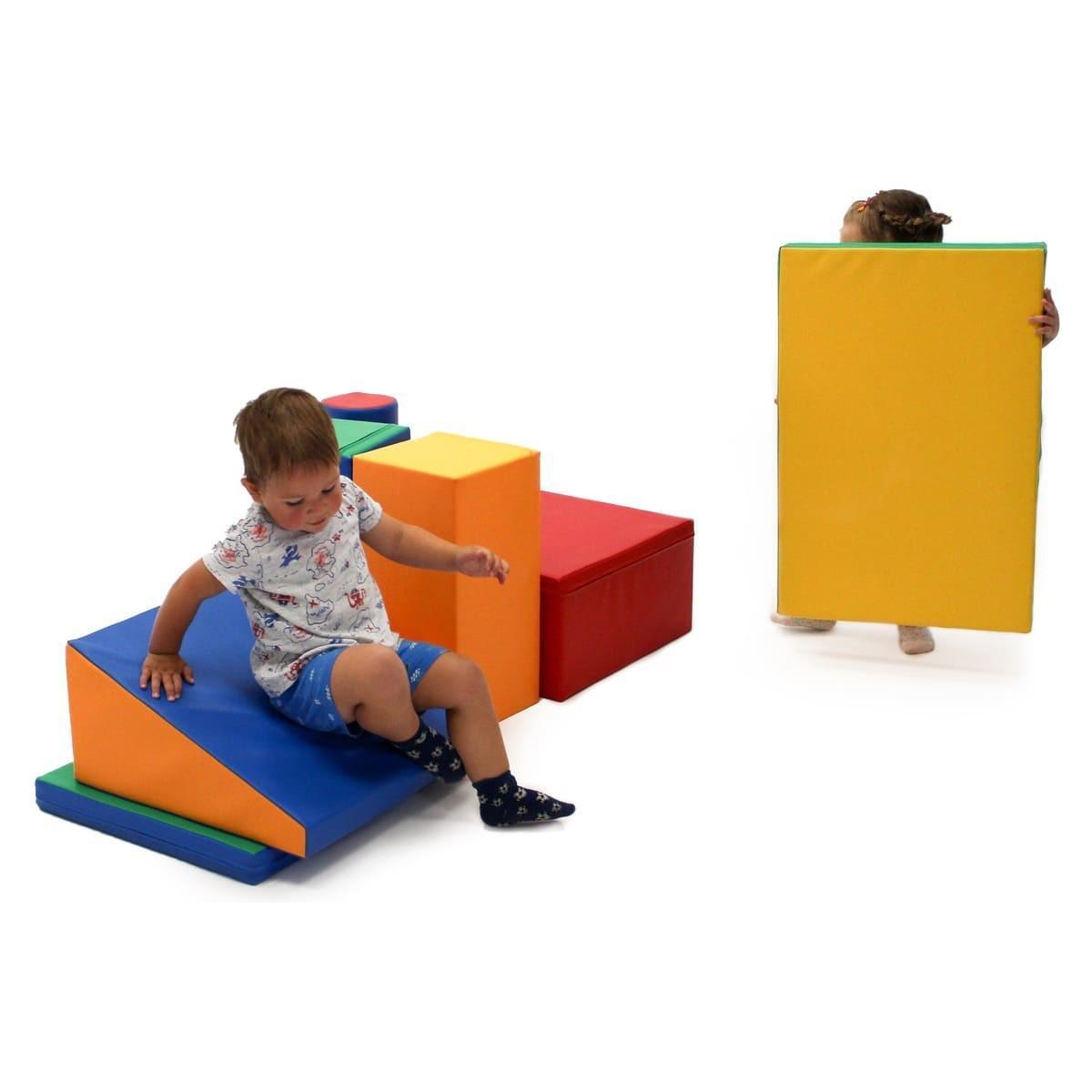Soft Play 7 Foam Block Set - Multicolor Discoverer