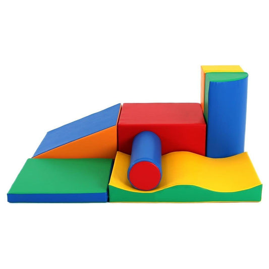 Soft Play 7 Foam Block Set - Multicolor Discoverer
