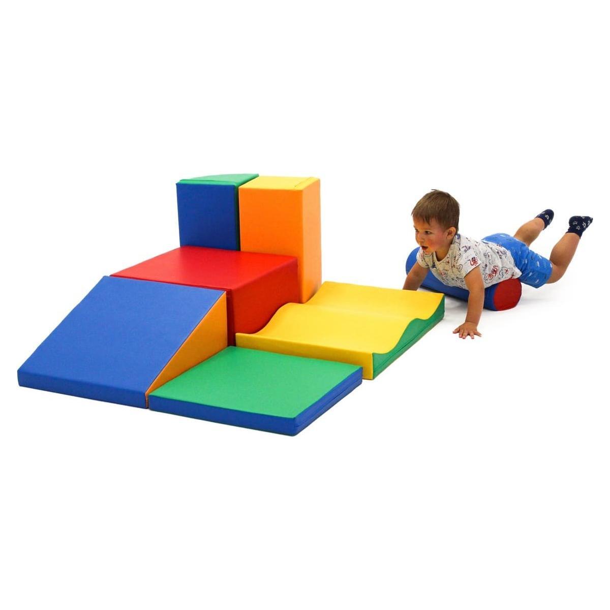 Soft Play 7 Foam Block Set - Multicolor Discoverer