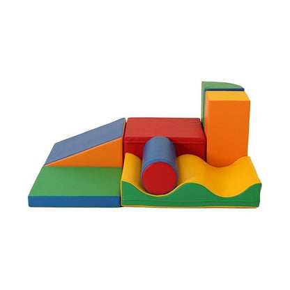 Soft Play 7 Foam Block Set - Multicolor Discoverer