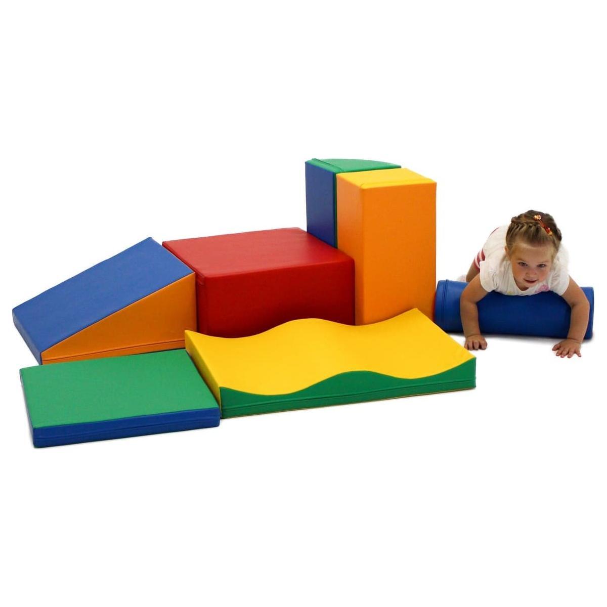 Soft Play 7 Foam Block Set - Multicolor Discoverer