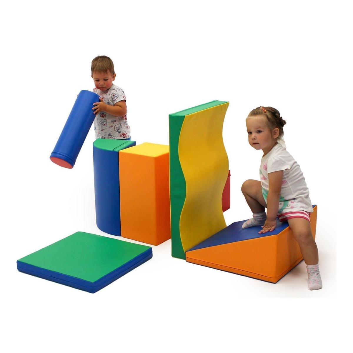 Soft Play 7 Foam Block Set - Multicolor Discoverer