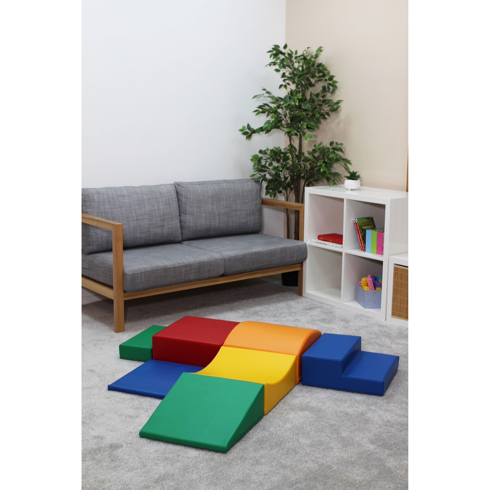 Soft Play 7 Foam Block Set - Multicolor Little Crawler