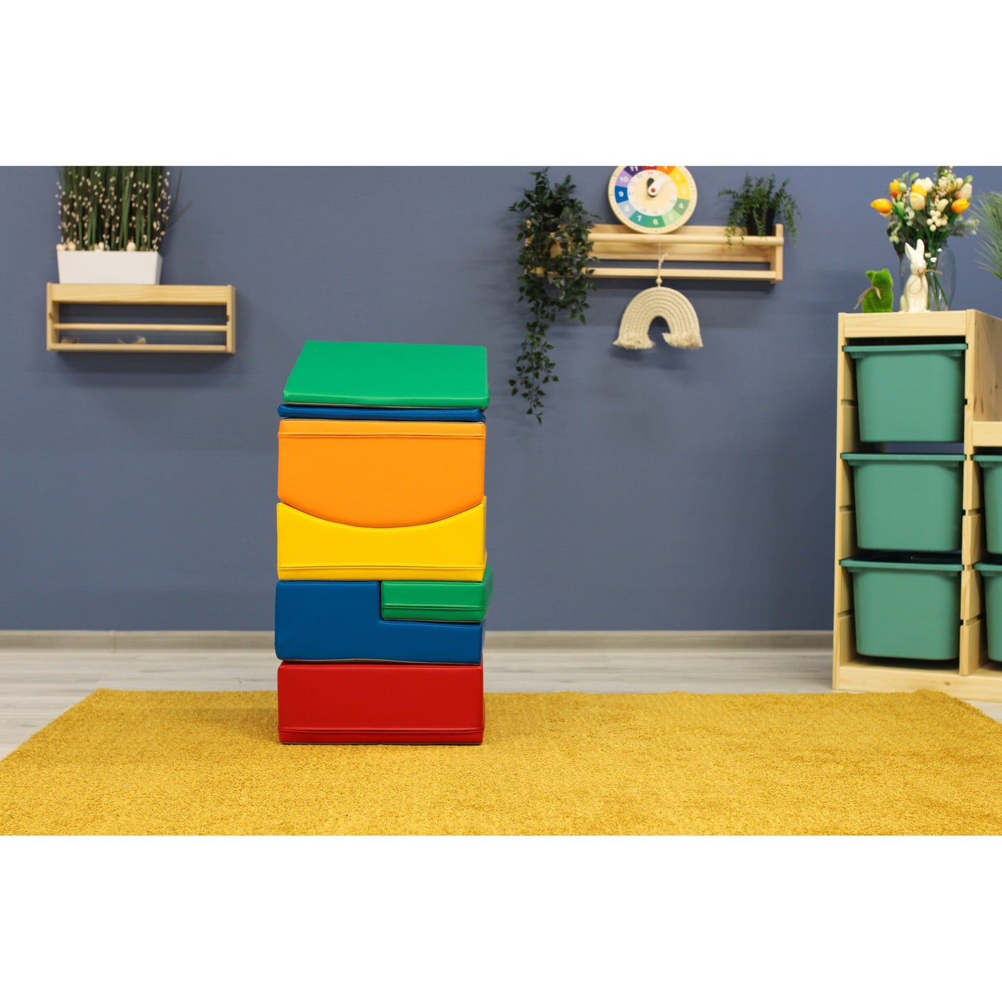 Soft Play 7 Foam Block Set - Multicolor Little Crawler