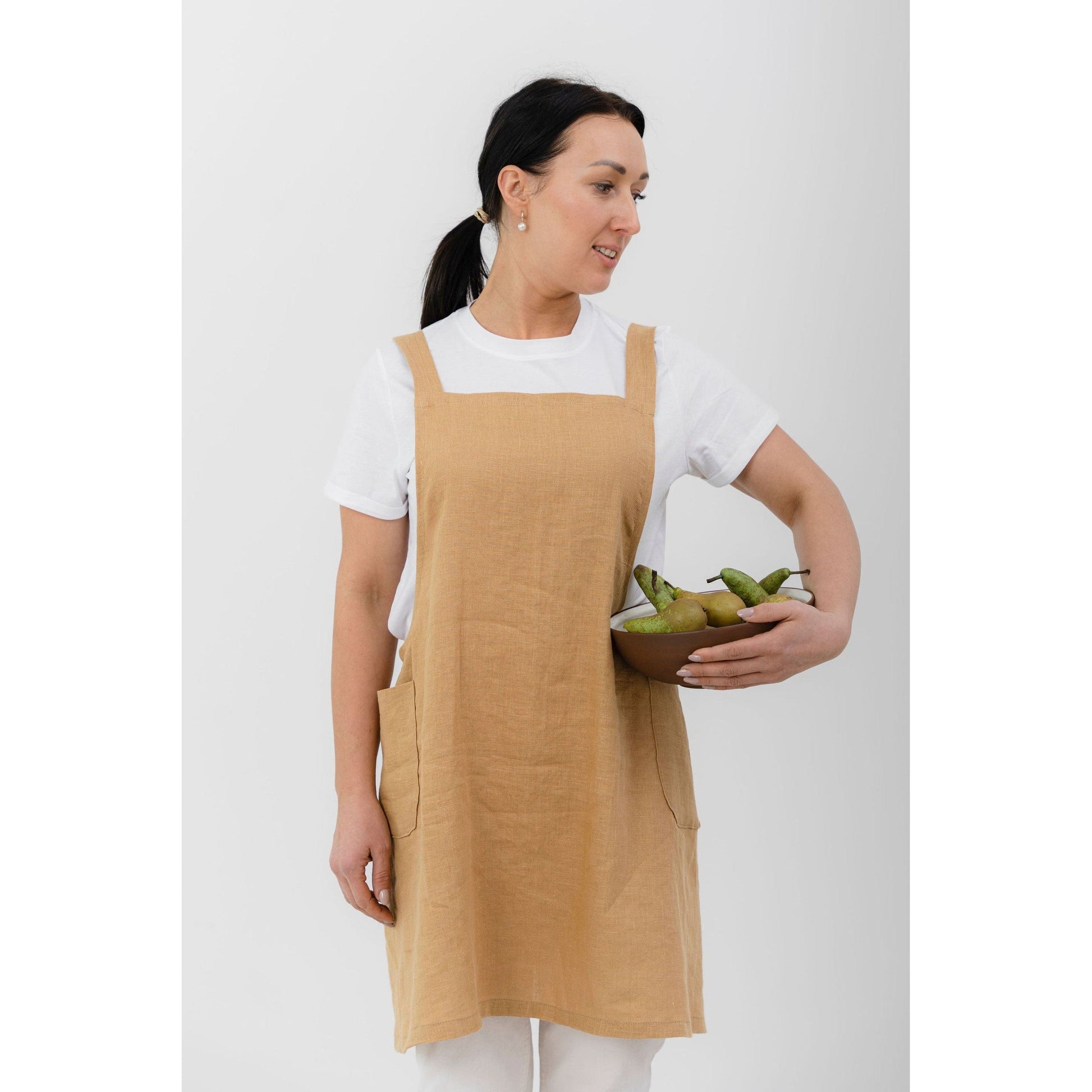Japanese-Style Linen Apron