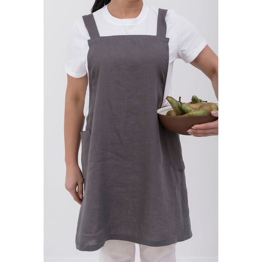Japanese-Style Linen Apron
