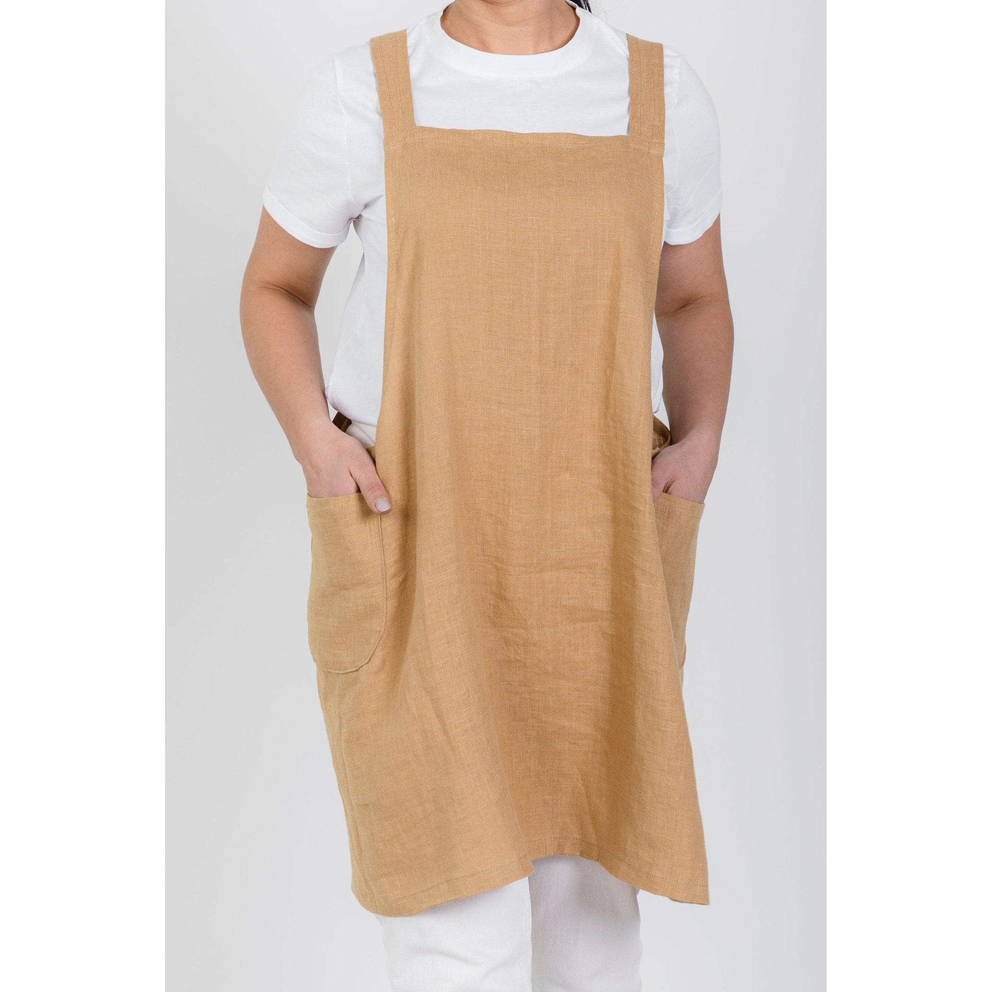 Japanese-Style Linen Apron