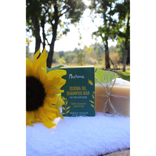 Jojoba Oil Shampoo Bar – Normal & Dry Hair, 100g