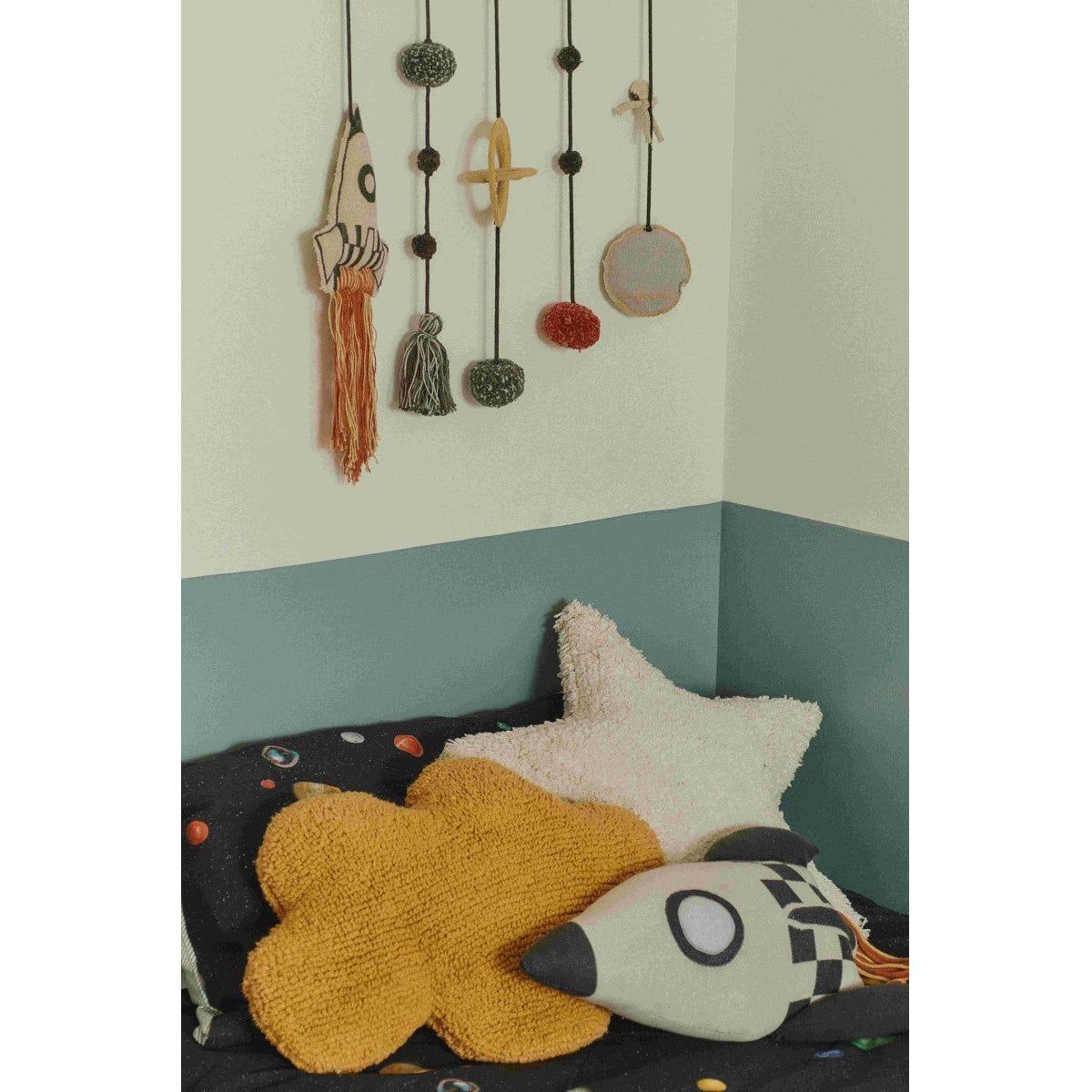 Knitted Rocket Pillow