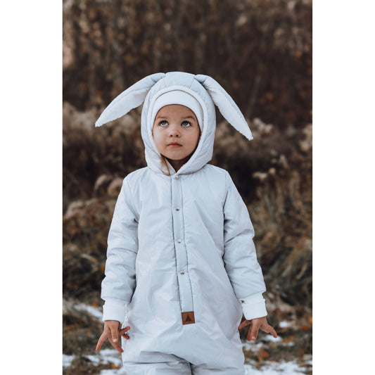 Winter Jumpsuit with Teddy Lining for Babies and Kids - Rabbit