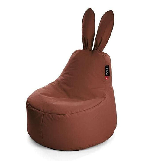 Säkkituoli Qubo™ Baby Rabbit Cocoa POP FIT - Kotikauppa